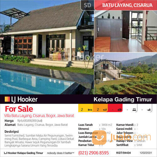 Villa Batu Layang, Cisarua, Bogor, Jawa Barat