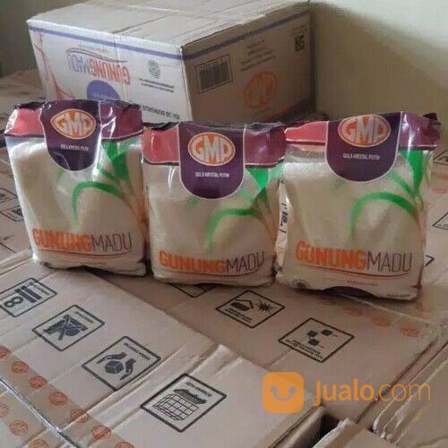 distributor gula pasir gmp kemasan 1 kg isi 20 pcs/dus