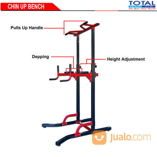 Alat fitness gym bench press total Original Fitness bench