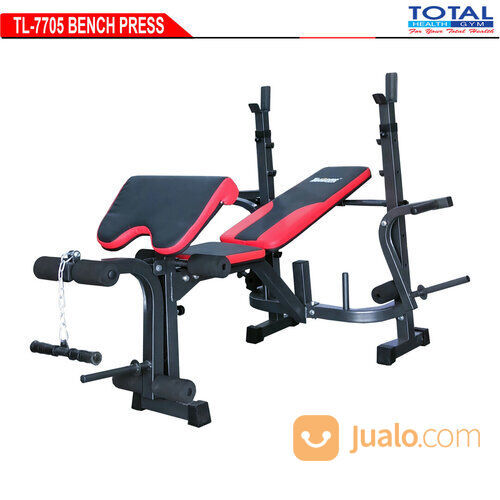 Alat fitness gym bench press total Original Fitness bench