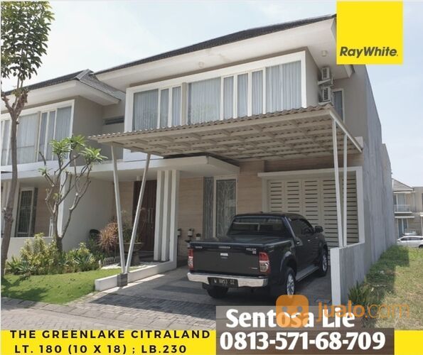 Rumah The Greenlake Citraland Furnished Modern Design Interior - Garasi Carport 3 Mobil LUAS