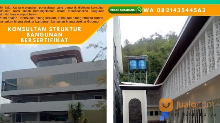 Jasa Hitung Struktur Gedung Jakarta, WA / CALL 0821-4354-4563, BERSERTIFIKAT