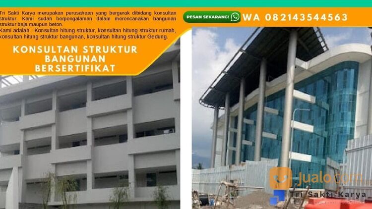 Jasa Hitung Struktur Gedung Jakarta, WA / CALL 0821-4354-4563, BERSERTIFIKAT