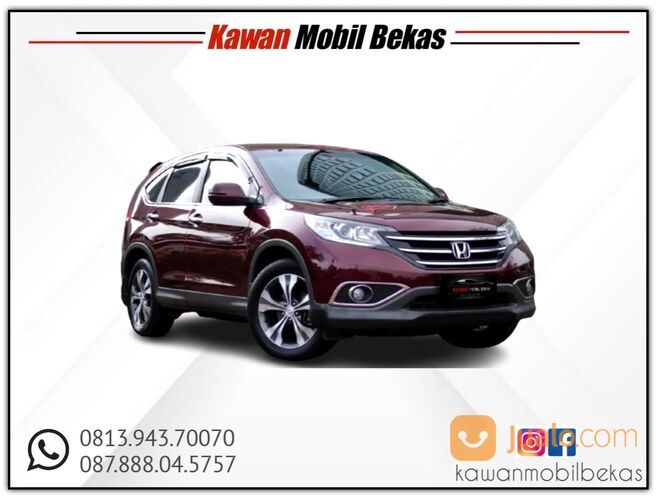 HONDA CRV 2.4 PRESTIGE AT 2013 MERAH kondisi mobil istimewa bergaransi dan dijamin siap pakai