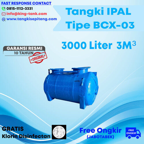 TANGKI STP BIOTECH IPAL 3000 Liter / 3 m3