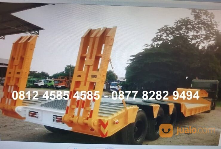 Harga Buntut Trailer Lowbed Truck Trailer Kapasitas 40 60 Ton