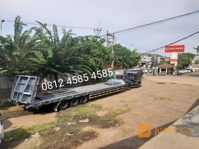 Harga Karoseri Trailer Lowbed Trailer Truk Kapasitas 60 Ton Jakarta