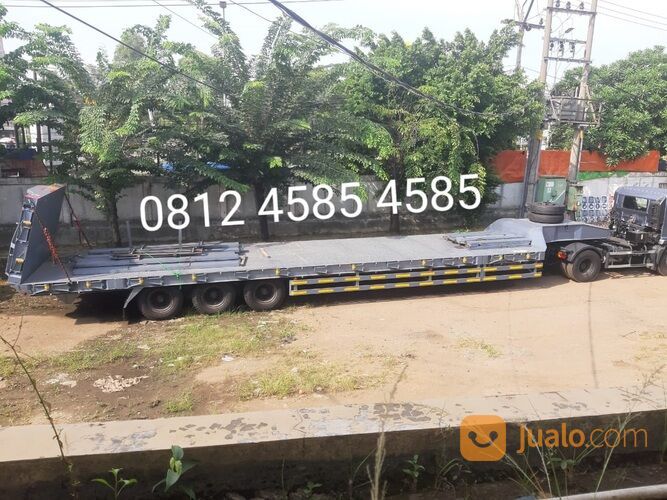 Harga Karoseri Trailer Lowbed Trailer Truk Kapasitas 60 Ton Jakarta