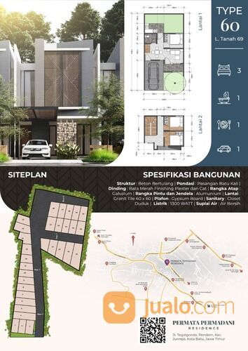 Perumahan Modern Mewah, Nyaman, Harga bersaing PERMATA PERMADANI RESIDENCE
