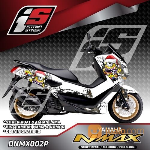 Stiker Decal Motor Nmax 155 Terkeren Call/WA 0815-6600-888 Tegal Brebes Slawi