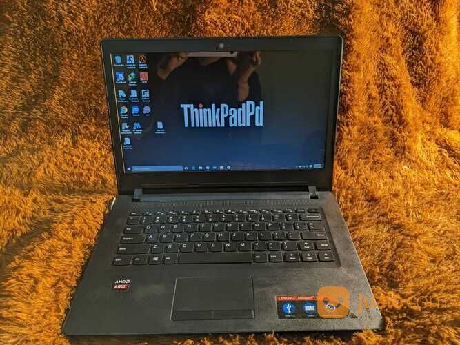 Laptop Gaming Desain Lenovo Ideapad 110 AMD A9 9400 Radeon R5 Mulus