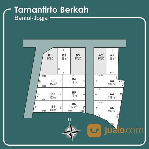 Tanah Murah Bantul Bisa Cash Bertahap