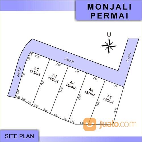 Tanah Strategis Monjali Permai Jogja, dekat Jogja City Mall