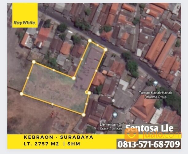 Jual Tanah Kebraon Surabaya