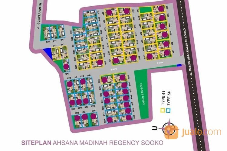 Rumah 2 Lantai 400 Jutaan, Bergaransi 5 Th dan Ready SHM Dekat Jl. RA. Basuni Sooko, Mojokerto