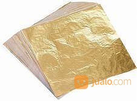 Gold Leaf Sheet Edible Kertas Emas Lembaran Hiasan Dekorasi Tart Cake