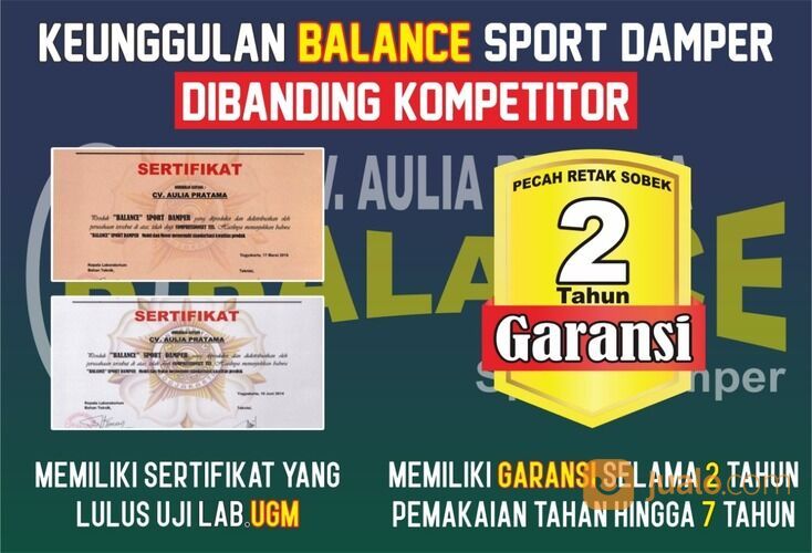 Produk Premium pada SpringBufferDamper Garansi resmi 2th untuk atasi Limbung dan Grudug.