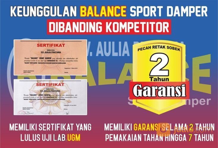 Nikmati Perjalanan Mudik dg pasang BALANCE DAMPER. Redam Guncangan dan atasi Limbung. Garansi 2th