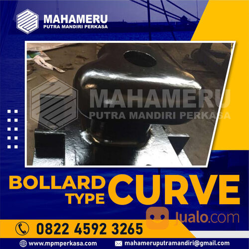 Curve Harbour Bollard Kapasitas 25 Ton, 35 Ton, 50 Ton Bandar Lampung