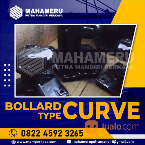 Curve Harbour Bollard Kapasitas 25 Ton, 35 Ton, 50 Ton Bandar Lampung