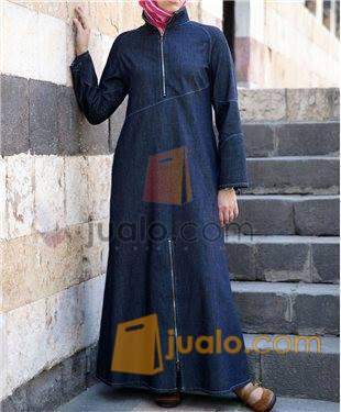 Gamis Jeans Kain Denim Katun Bekasi Jualo