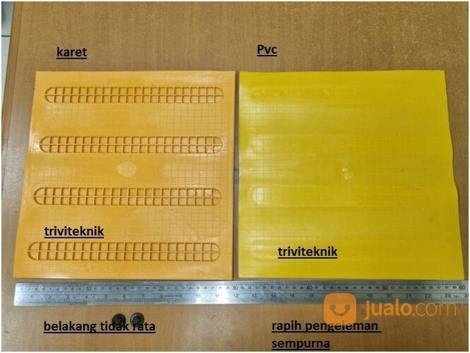 blind road tactile guiding paving tile bricks sidewalk,jalan difable