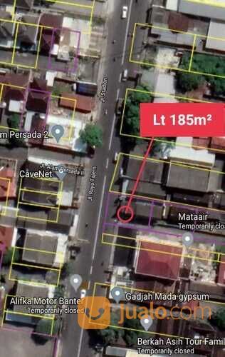 Tanah JOGJA Jl.Raya TAJEM, Maguwoharjo. Luas tanah 185m² lebar11m. SHM