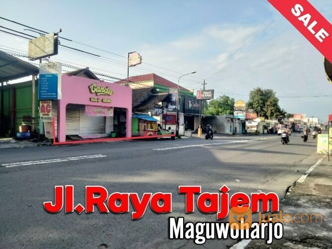Tanah JOGJA Jl.Raya TAJEM, Maguwoharjo. Luas tanah 185m² lebar11m. SHM