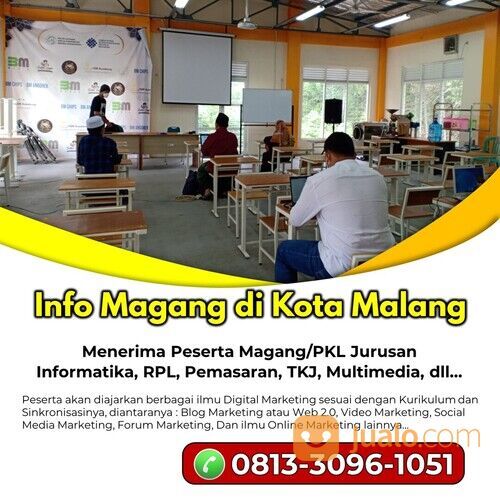 Hubungi WA : 0813-3096-1051, Tempat PSG Jurusan Informatika Siswa SMK Kedungkandang - Kota Malang