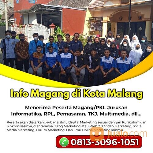 Hubungi WA : 0813-3096-1051, Tempat PSG Jurusan Informatika Siswa SMK Kedungkandang - Kota Malang