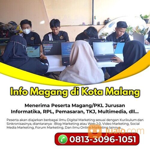 Hubungi WA : 0813-3096-1051, Tempat PSG Jurusan Desain Grafis Siswa SMK Klojen - Kota Malang