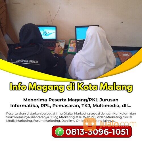 Hubungi WA : 0813-3096-1051, Tempat PSG Jurusan Desain Grafis Siswa SMK Klojen - Kota Malang