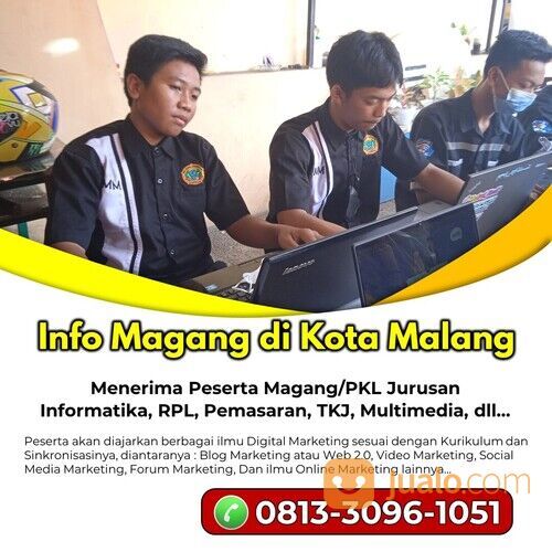 Hubungi WA : 0813-3096-1051, Tempat PSG Jurusan Desain Grafis Siswa SMK Klojen - Kota Malang