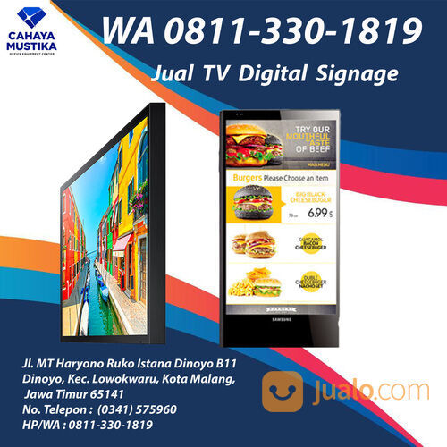 WA 0811-330-1819, Produsen Digital Signage Menu Boards Surabaya