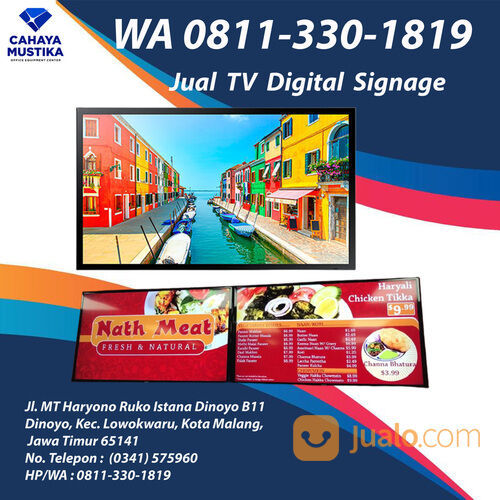 WA 0811-330-1819, Produsen Digital Signage Menu Boards Surabaya