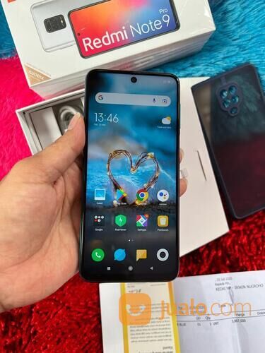 Xiaomi Redmi Note 9 Pro 8/128GB Fullset Resmi