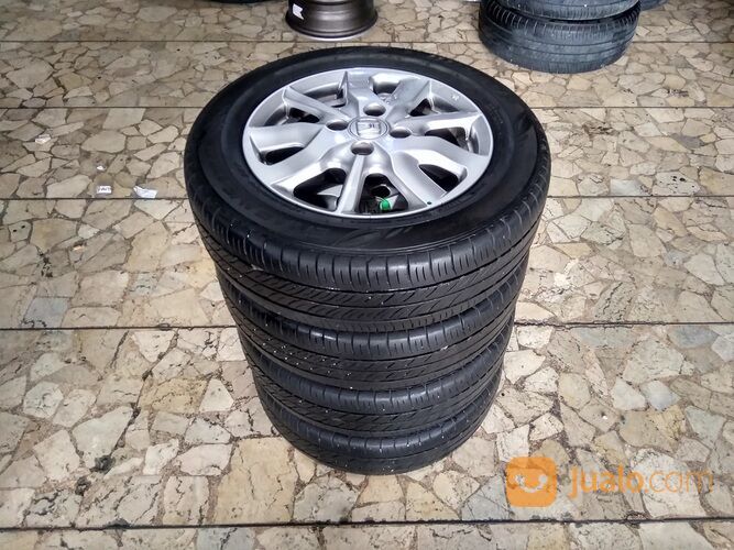 VELG MOBIL ORI NEW BRIO RING 14 LEBAR 5 PCD 4x100 + BAN (4pcs)