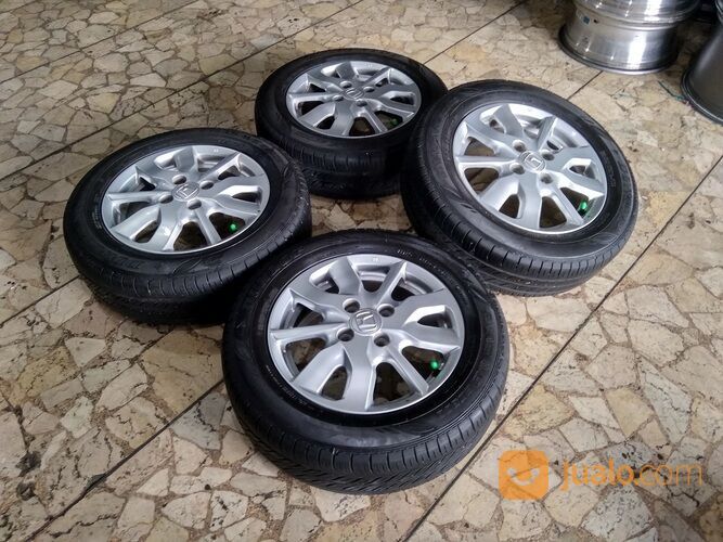 VELG MOBIL ORI NEW BRIO RING 14 LEBAR 5 PCD 4x100 + BAN (4pcs)