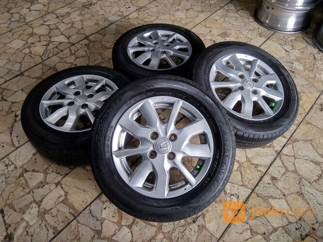 VELG MOBIL ORI NEW BRIO RING 14 LEBAR 5 PCD 4x100 + BAN (4pcs)