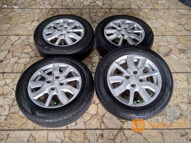 VELG MOBIL ORI NEW BRIO RING 14 LEBAR 5 PCD 4x100 + BAN (4pcs)