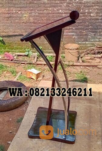 Podium Pidato Minimalis Stainless Terbaru