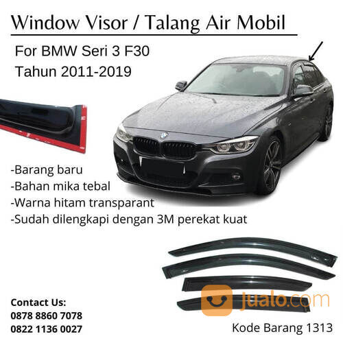 Window Visor Talang Air BMW F30 (11ON) di Kota Depok, Jawa Barat