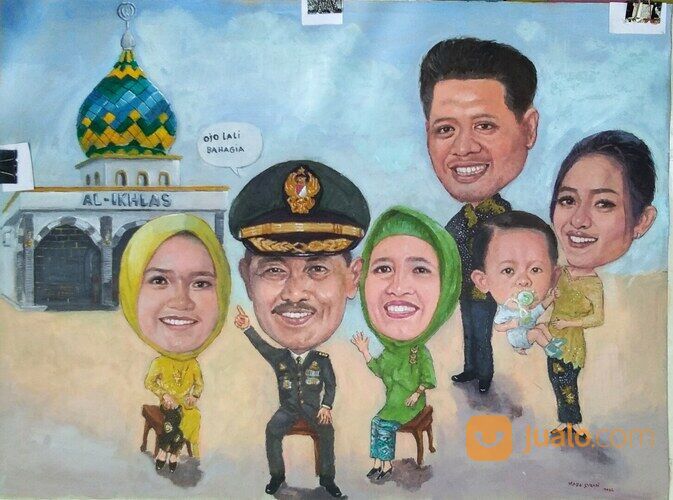 Lukis Wajah And Karikatur Di Kab Sidoarjo Jawa Timur