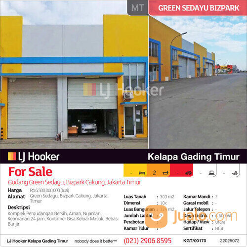 Gudang Green Sedayu, Bizpark Cakung, Jakarta Timur