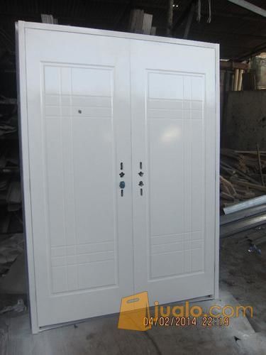 JBS, Pabrik Model Pintu Rumah Minimalis 2 Pintu Dari Baja