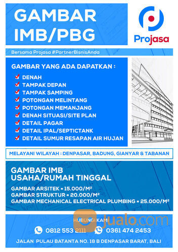 Gambar IMB/PBG, Gambar Bangunan