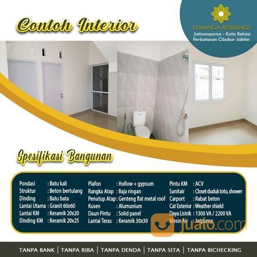 Kenanga Residence Syariah Tanpa Bank Strategis Dekat Jaktim, Bekasi, Cibubur