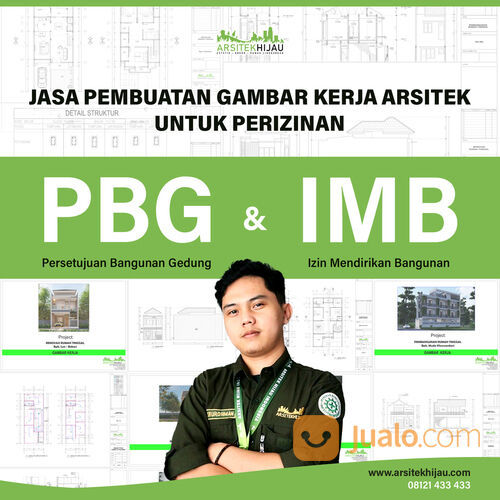 Gambar Kerja Desain Arsitek Lengkap Untuk Ajukan Ijin PBG dan IMB Depok Sekitarnya