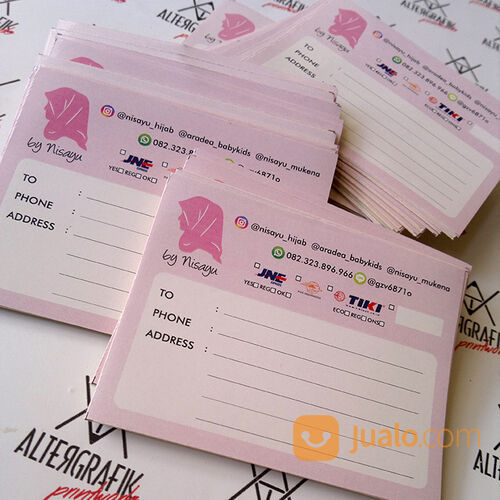 Print Sticker Pengiriman Paket Online Shop Harga 60rb/paket