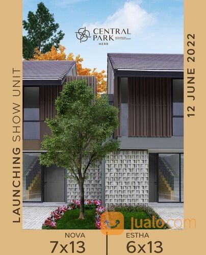Rumah baru central park merr tipe nova surabaya rungkut harga promo